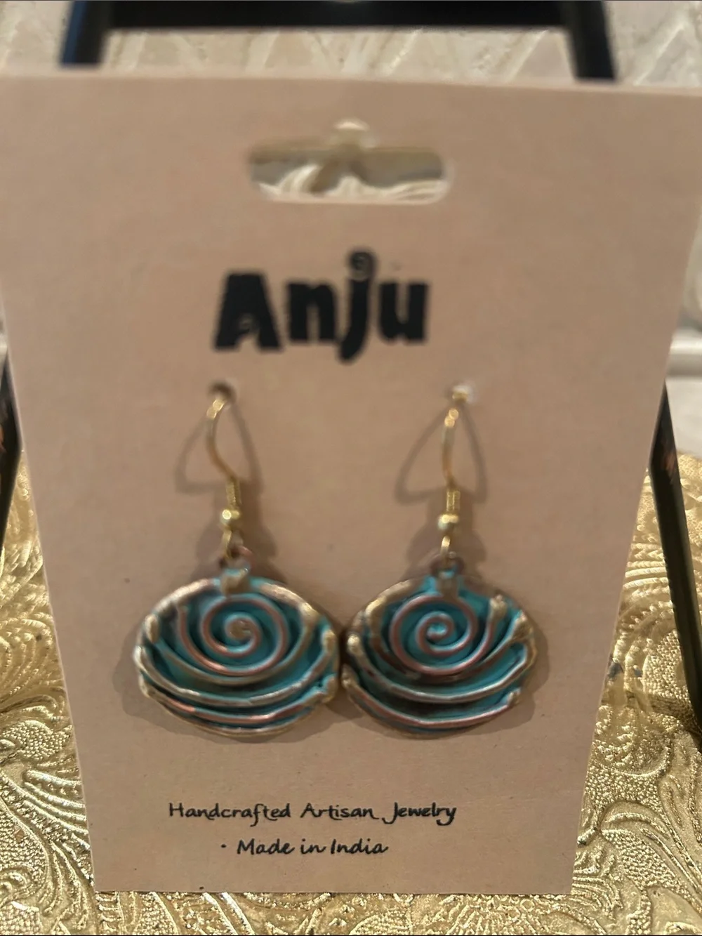 NWT Anju Handcrafted Artisan Earrings